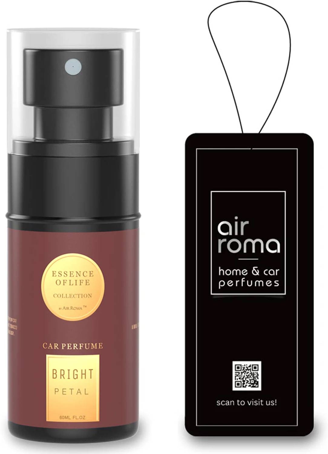 Airroma Bright Petal Car Freshener Spray Long-lasting Premium Car Perfume Air Freshener Scent