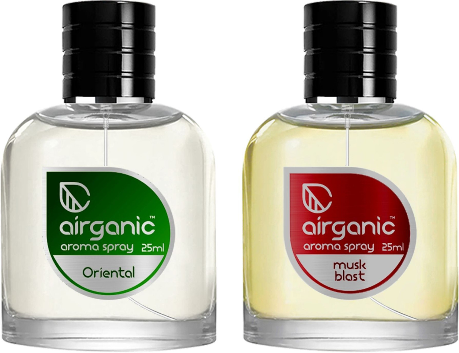 Image of Airganic Aroma Fine Spray Combo - Oriental & Musk Blast Fine Spray Car Freshener Spray Aroma Fine Spray Combo - Oriental & Musk Blast Fine Spray