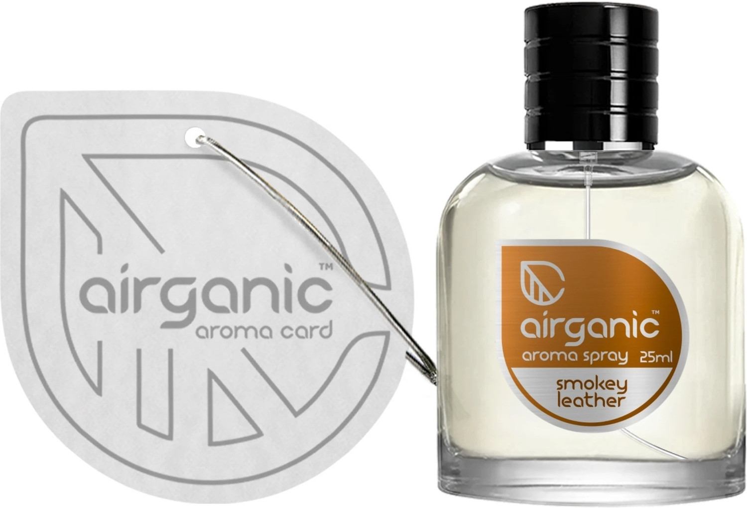 Image of Airganic Aroma Fine Spray Smokey Leather -25 ml Car Freshener Spray Aroma Fine Spray Smokey Leather -25 ml