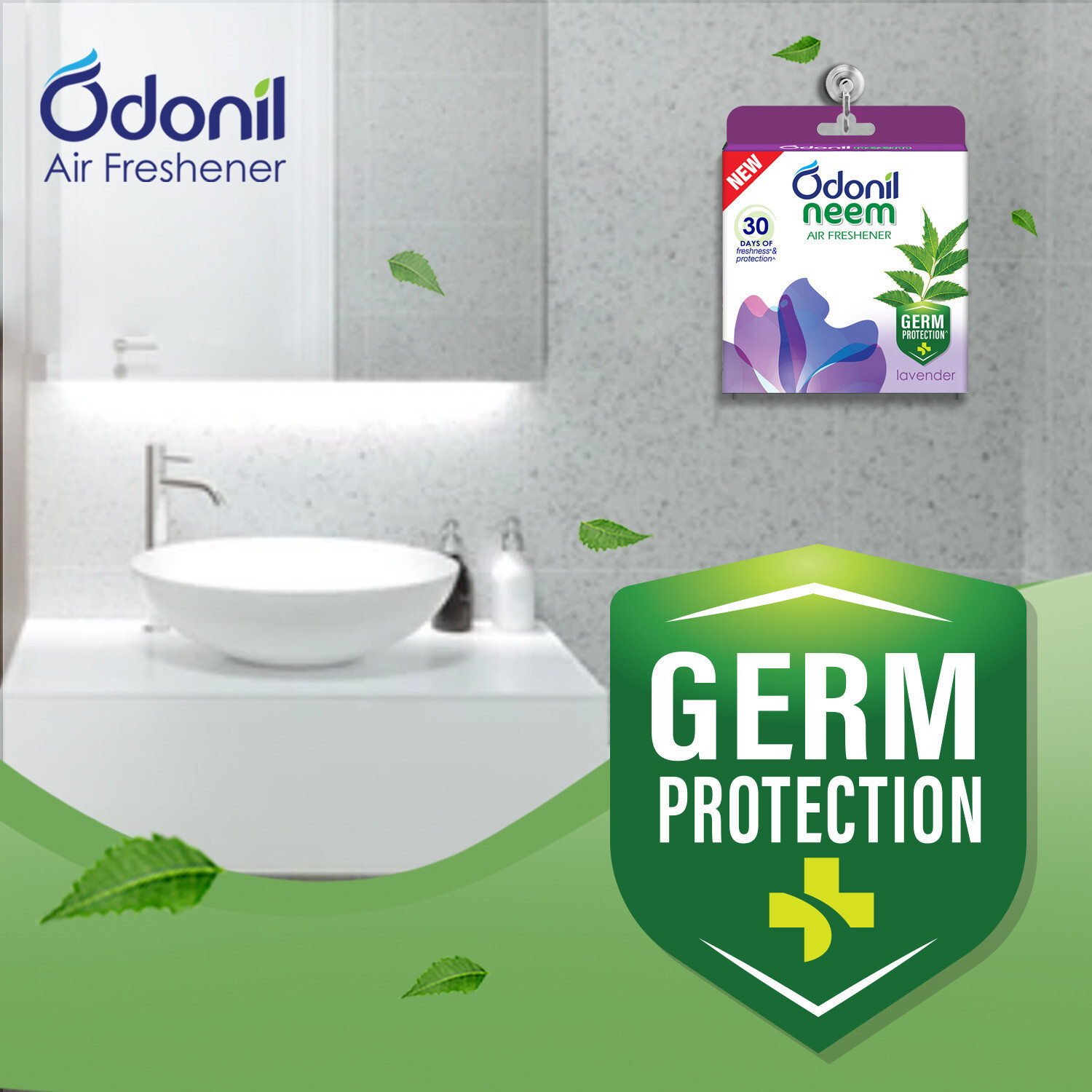 Image of Odonil Neem Bathroom Air Freshener | Assorted Blocks | Mixed Fragrance | Long Lasting Blocks Neem Bathroom Air Freshener | Assorted Blocks | Mixed Fragrance | Long Lasting