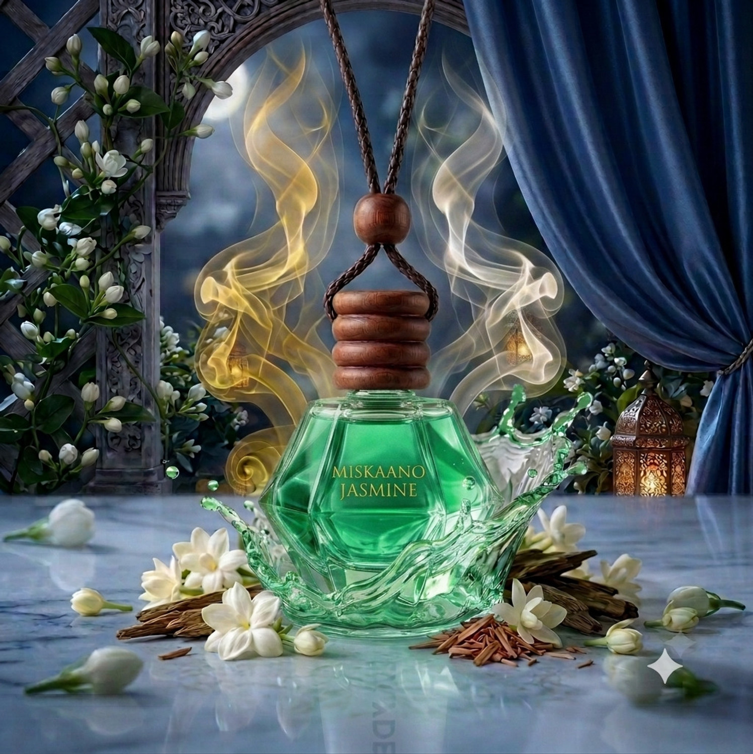 Image of Miskaano Jasmine Diffuser jASMINE Car Air Freshner