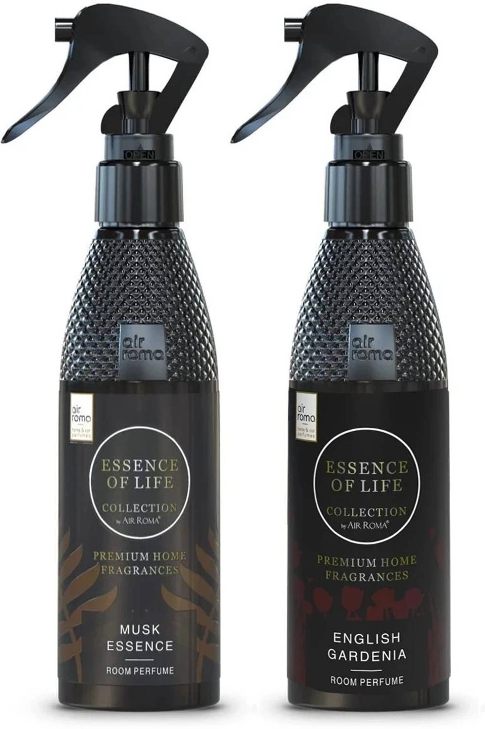 Airroma Musk Essence & English Gardenia Long-Lasting Fragrance Spray Premium Air Freshener