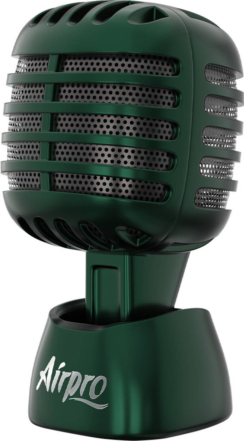 Airpro Green Night Car Freshener Diffuser Mic Man Car Perfume for Dashboard