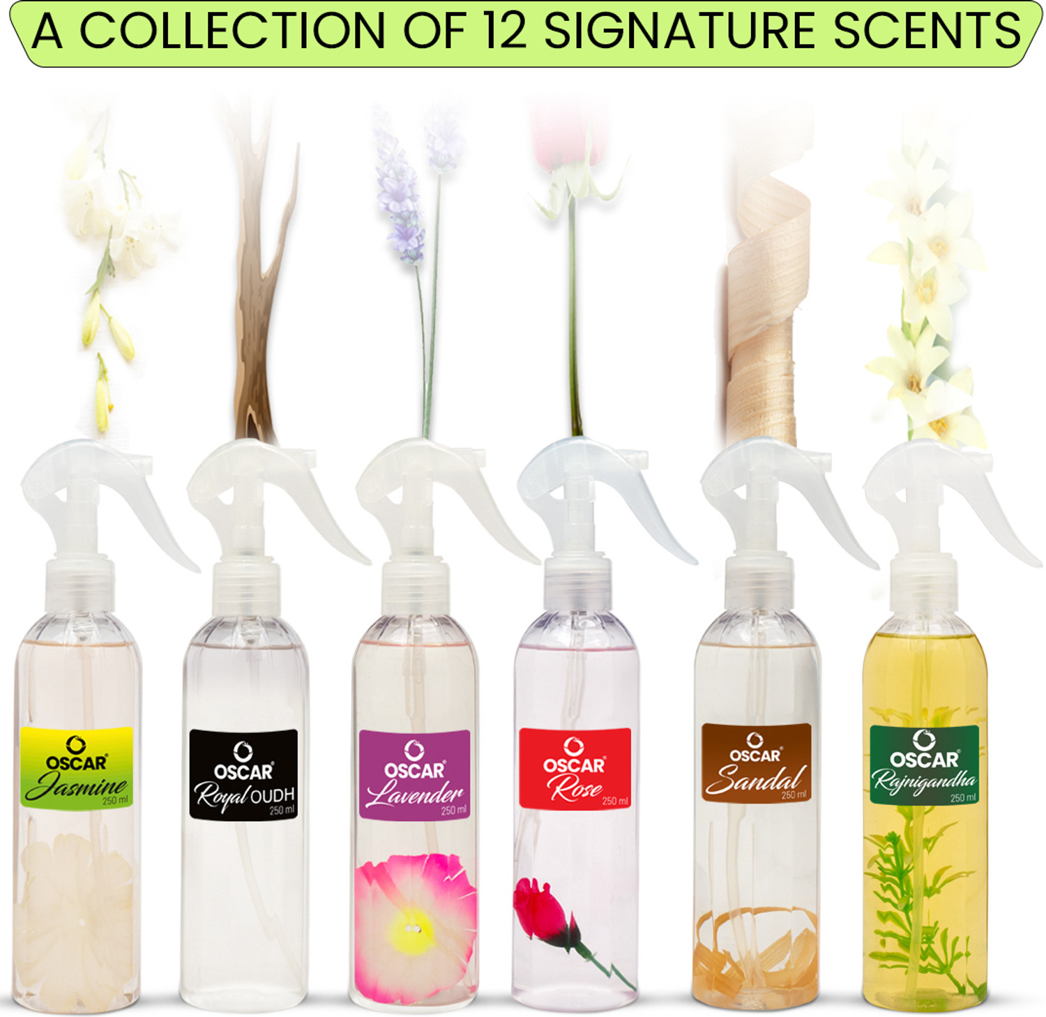 Image of OSCAR Paradise and Tropical Garden Spray Room Air Freshener with Long Lasting Mood Freshing fragrance