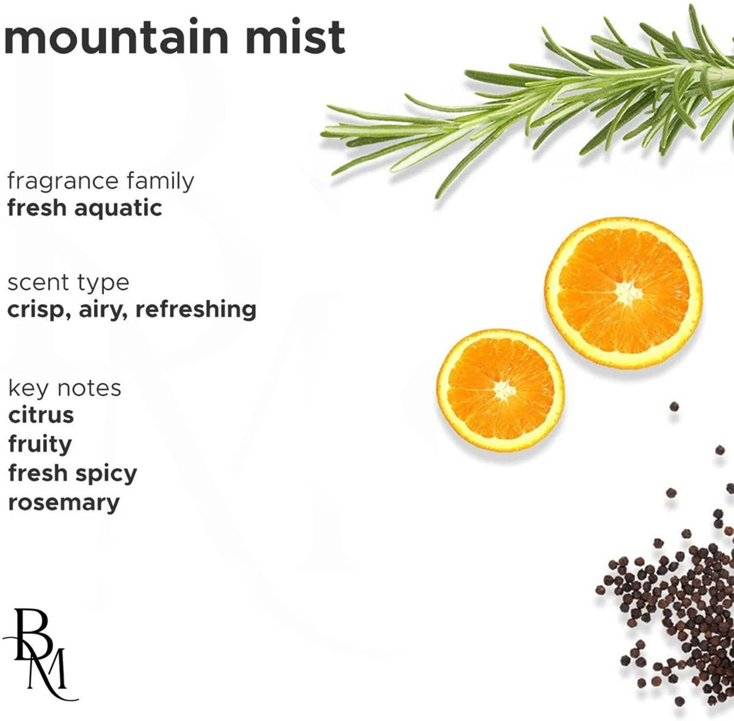 Image of Bombay Musk Mountain Mist, Fresh, Icy, aroma Car Freshener Spray Mountain Mist Luxury Car Perfume | Long Lasting Car Fragrance & Car Freshener