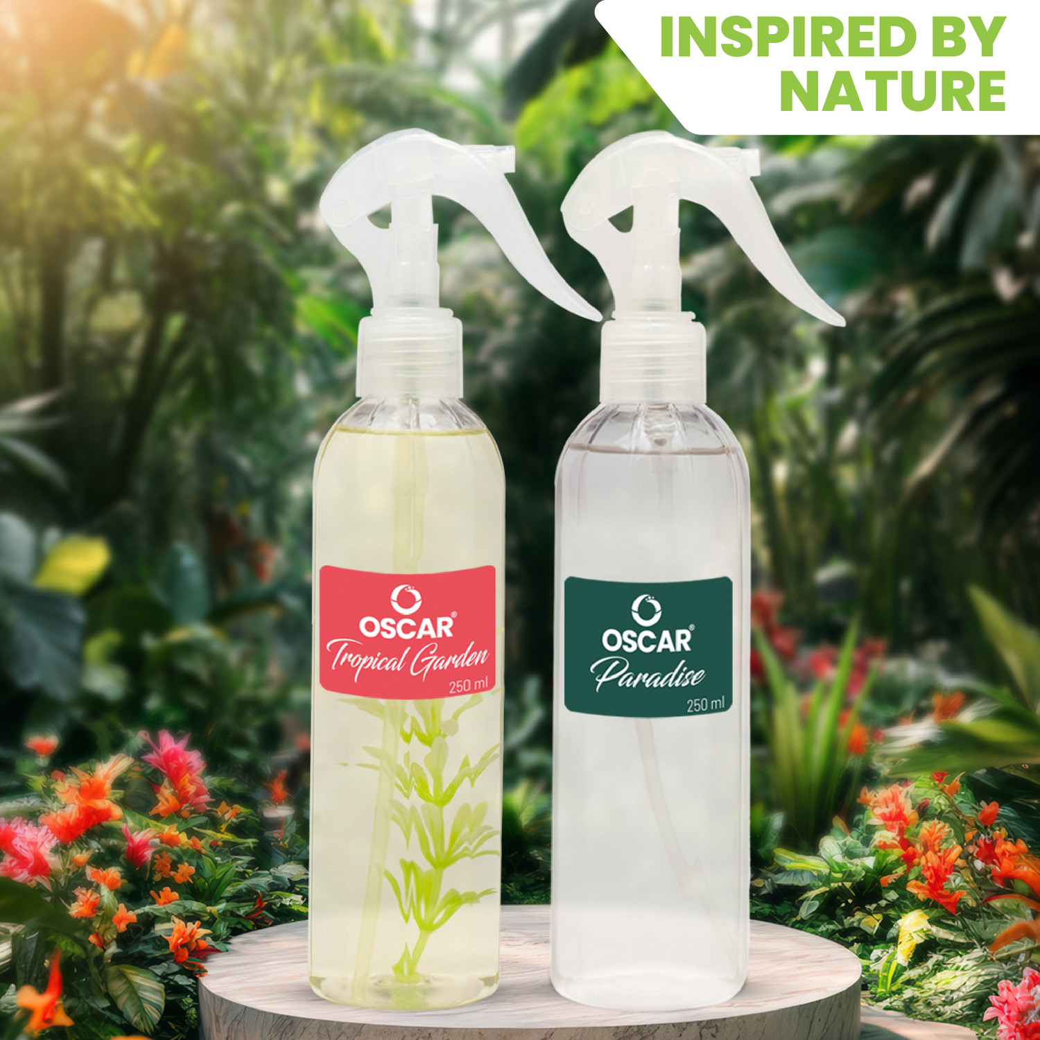 Image of OSCAR Paradise and Tropical Garden Spray Room Air Freshener with Long Lasting Mood Freshing fragrance