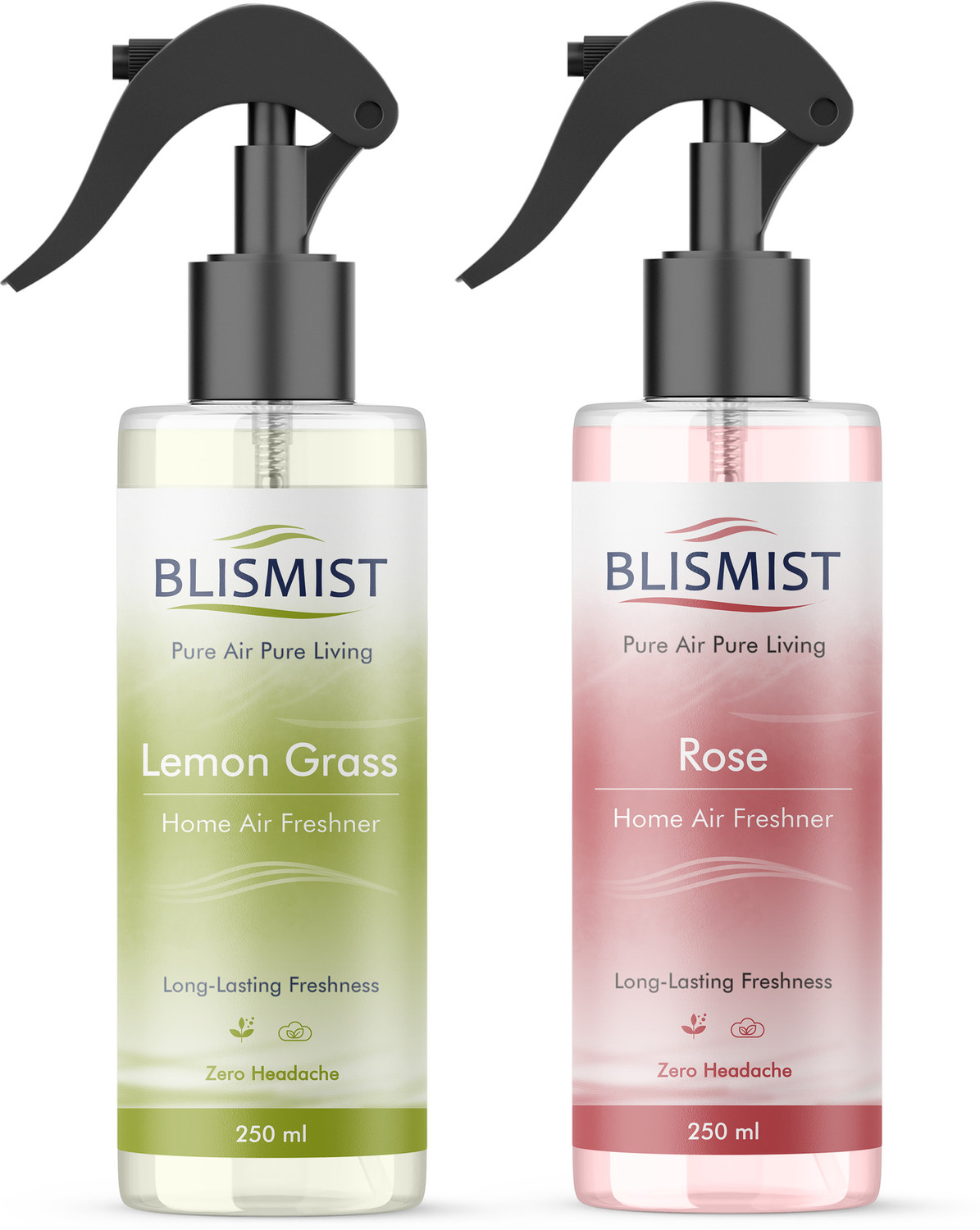 Image of BLISMIST Lemongrass, Rose Spray Room Freshener Sprey|Long Lasting Home Air Freshener| Home, Office, Bedroom, Car