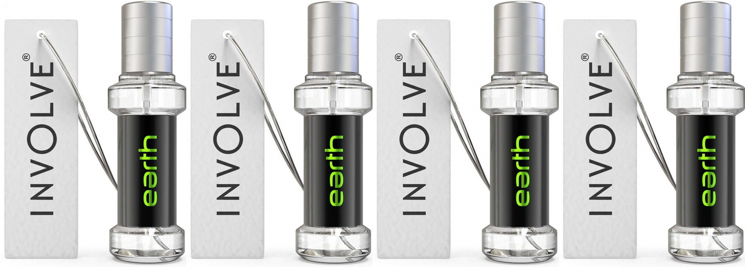 Image of Involve Elements Earth Car Freshener Spray Elements Earth Spray Air Perfume IELE03- 30ml x Pack of 4