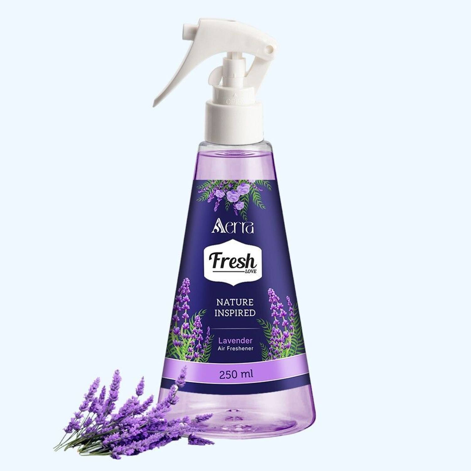 Aerra Lavender Spray Car Air Freshener - Long-Lasting 12H Odor Eliminator for Home, Car & Kitchen - Eco-Friendly, Non-Toxic | 3000+ Sprays