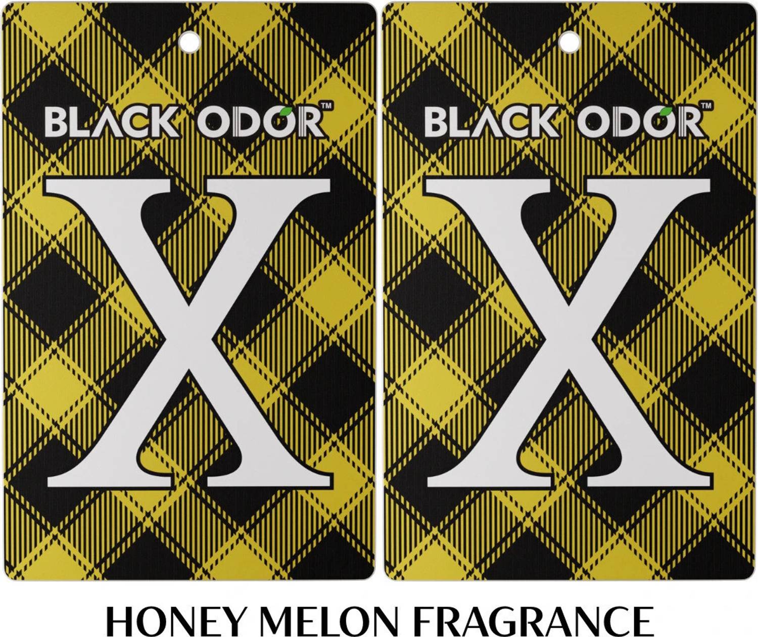 BLACK ODOR Honey-Melon Car Freshener Blocks Air Freshener Card Honey-Melon Fragrance
