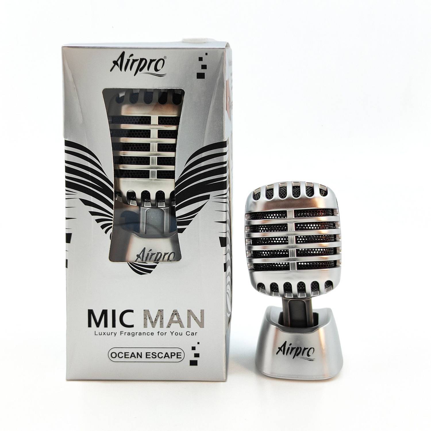 Airpro Ocean Escape Car Freshener Diffuser Mic Man Car Perfume for Dashboard