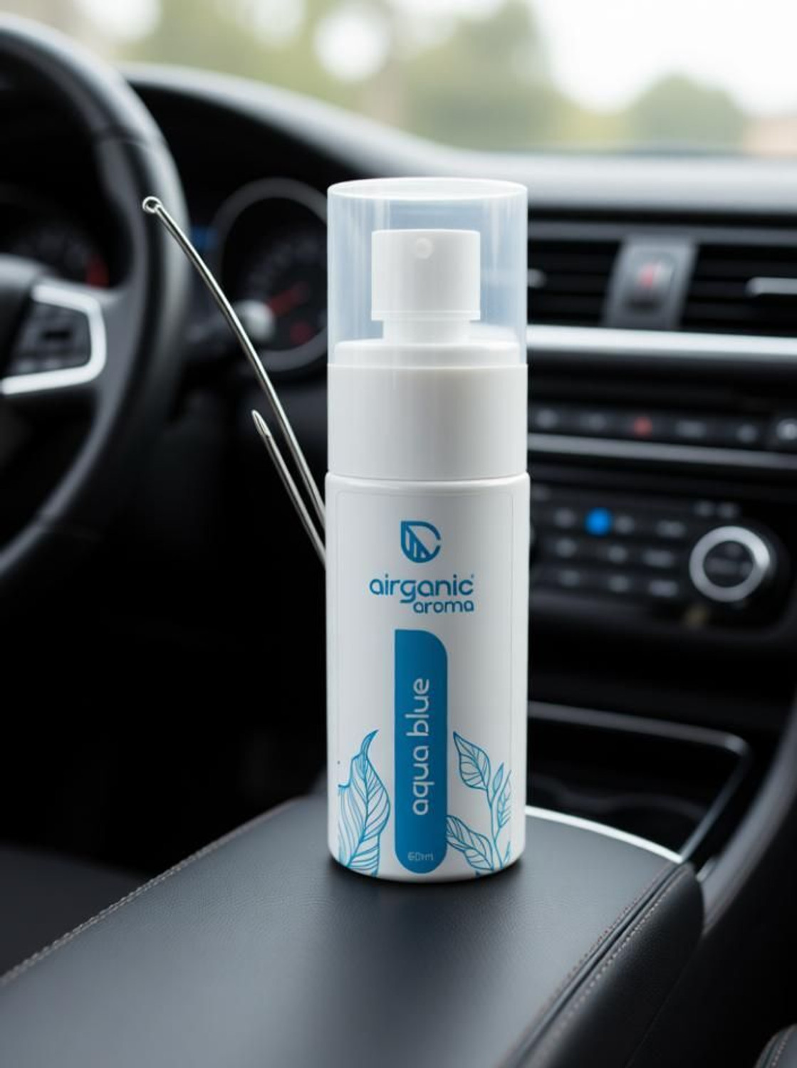 Image of Airganic aroma Aqua Blue Premium Spray Car Perfume |Fine Fragrance Car Freshener Spray | Car Accessory Interior Spray | Car Accessories 2026