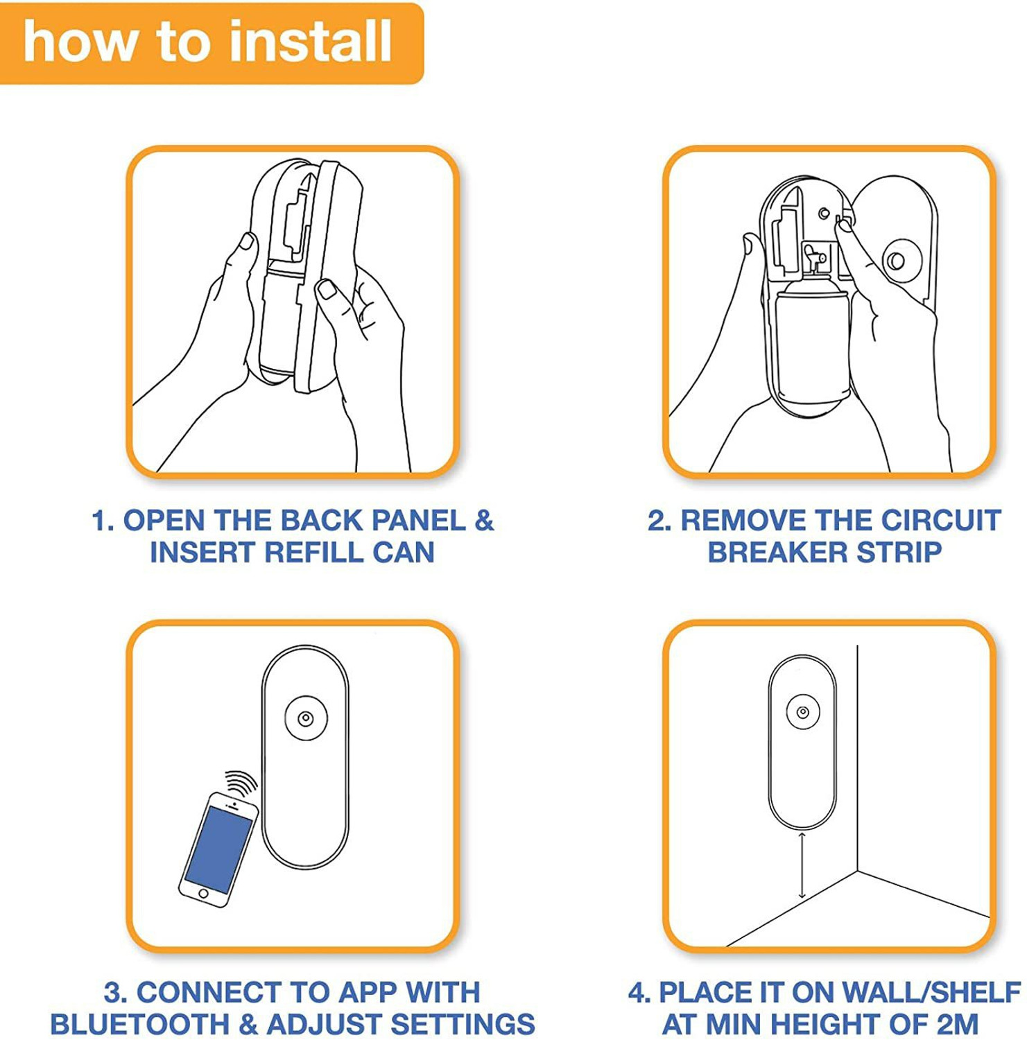 Image of Godrej Aer Smart Matic Kit- BLUETOOTH ENABLED Automatic Air Freshener|Alive (225ml) Automatic Spray Alive