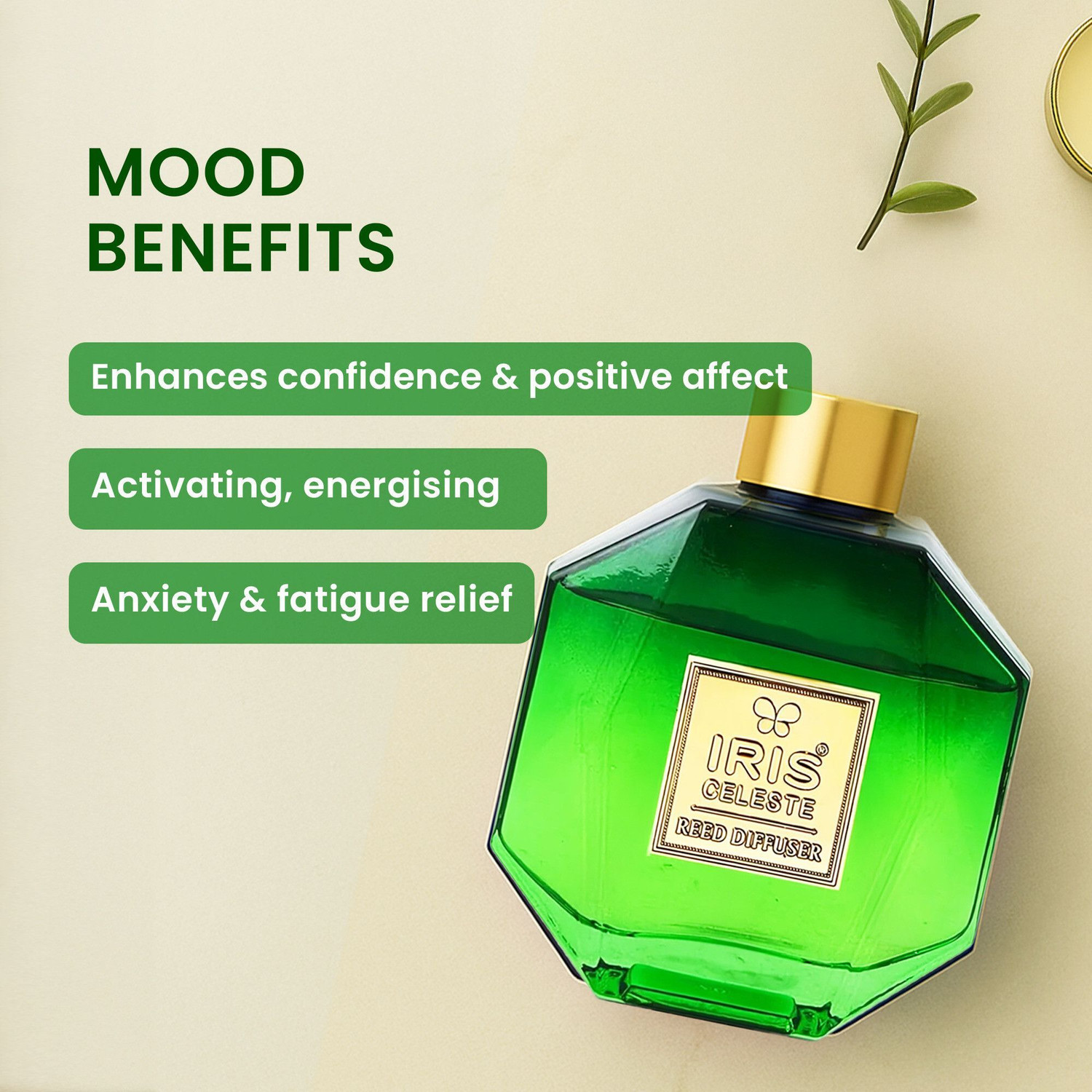 Image of IRIS Celeste Lemongrass & Ginger Reed Diffuser Set Home Fragrances