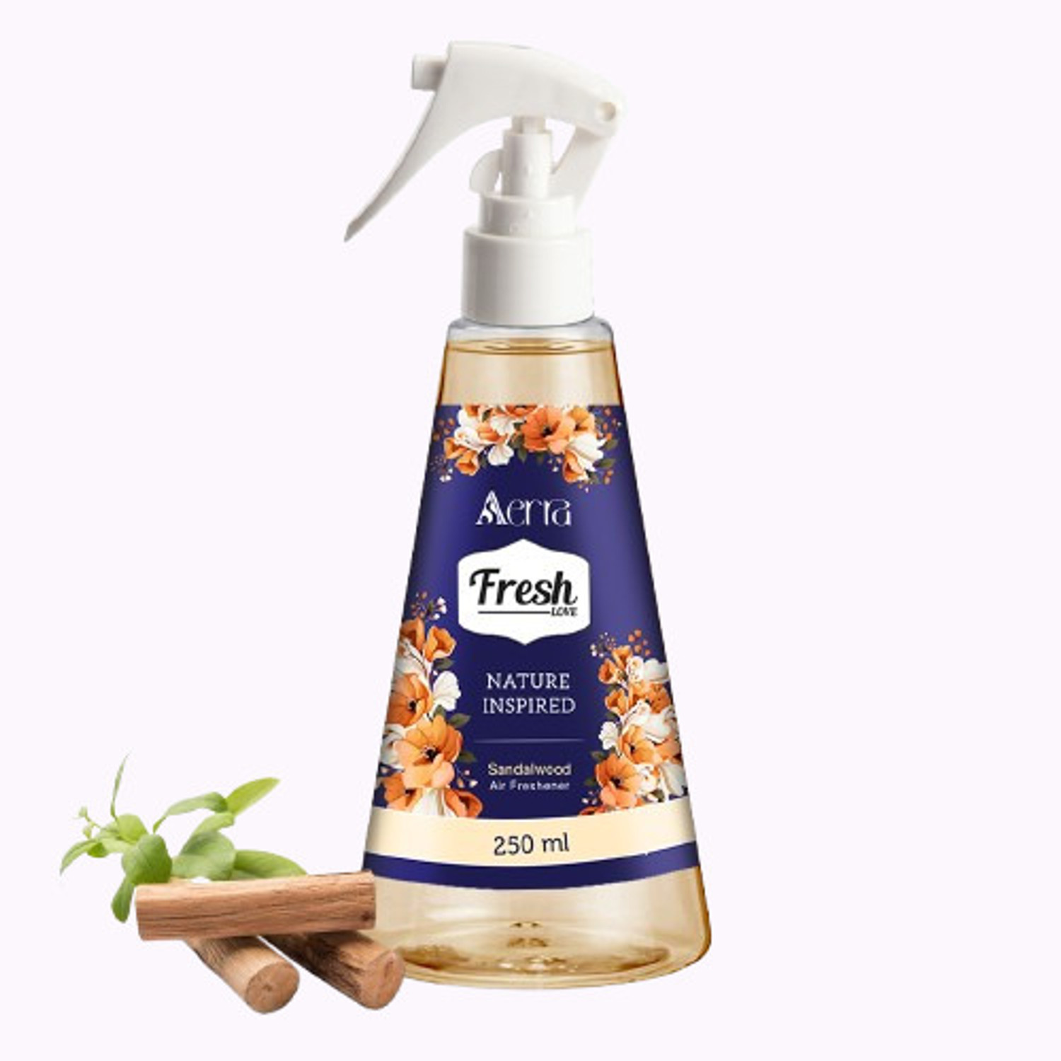 Image of Aerra Sandalwood Spray Air Freshener - Long-Lasting Sandalwood (Chandan) Fragrance & Odor Eliminator for Home, Car, Bathroom - Non-Toxic, Eco-Friendly