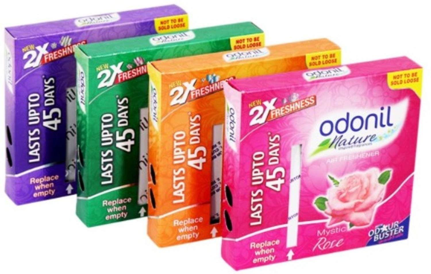 Image of Odonil LEVENDER, JESMINE, MYSTIC ROSE , ORCHID DEW, Mixed Fragrance Blocks mystic rose
