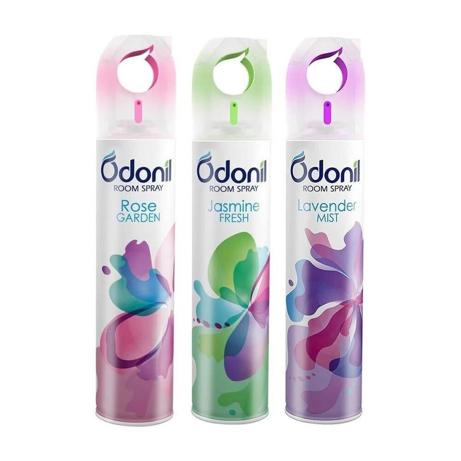Odonil Jasmine, Rose, Lavender Room Spray Combo 3x150ml - Image 1