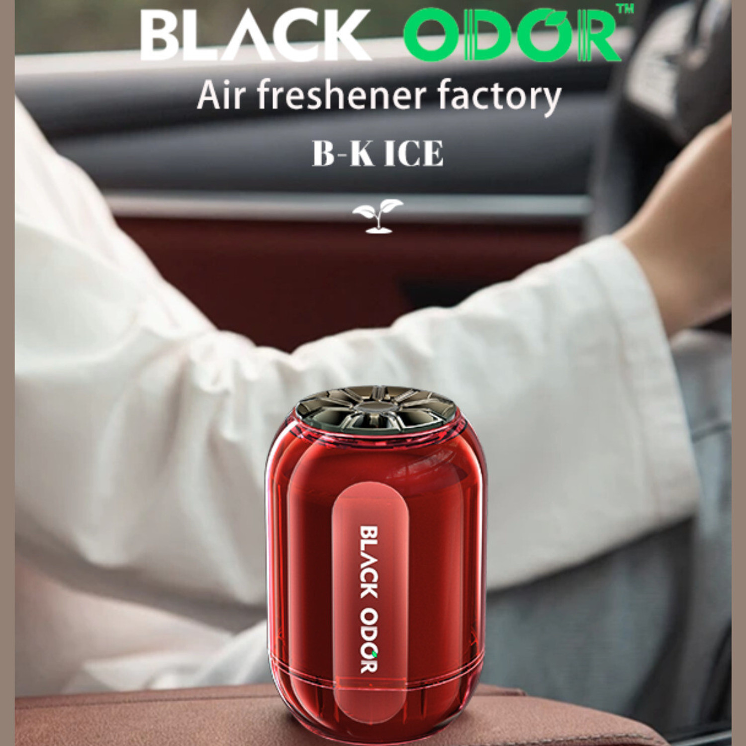 Image of BLACK ODOR Rose Dew Car Freshener Refill Car Air Freshener Rose Dew Fragrance Natural Car Air Freshener