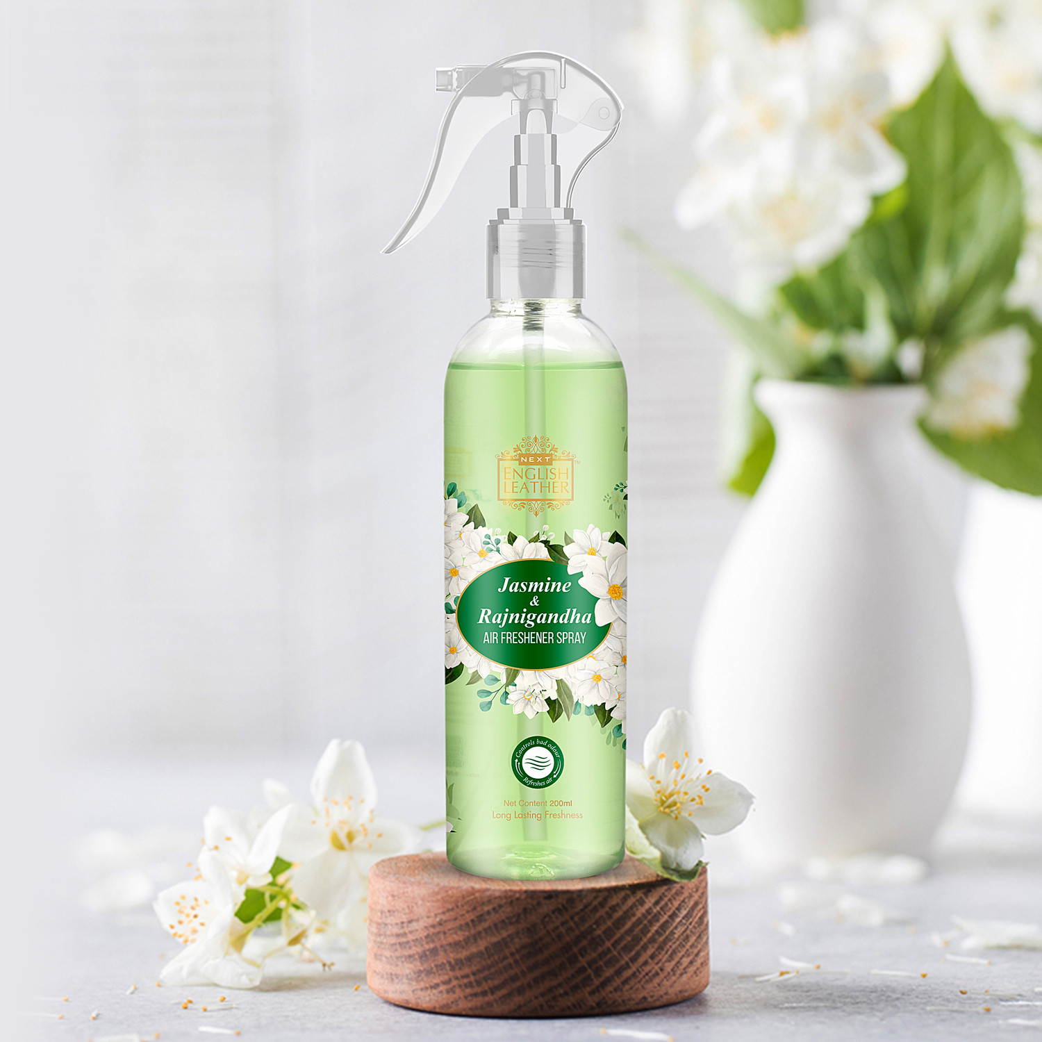 Image of NEXT Sandal and Jasmine & Rajanigandha, Nature's Air Freshener Car Freshener Spray Jasmine and Sandal Air Freshener