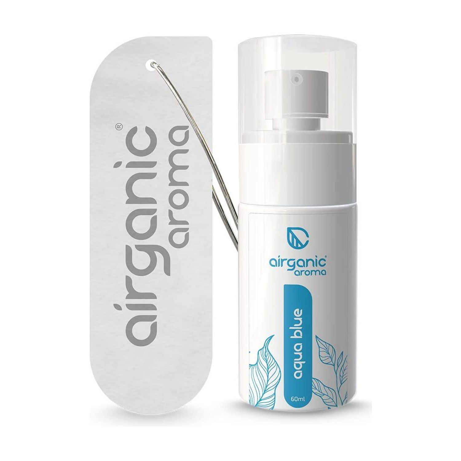 Image of Airganic aroma Aqua Blue Premium Spray Car Perfume |Fine Fragrance Car Freshener Spray | Car Accessory Interior Spray | Car Accessories 2026