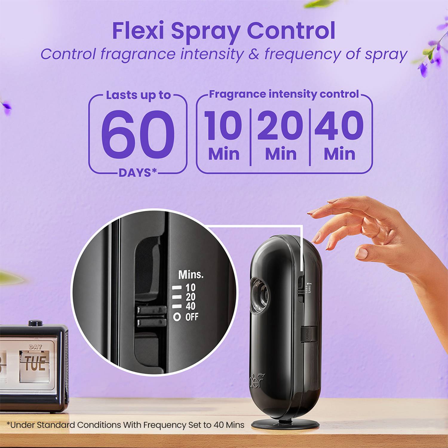 Godrej Aer Matic Room Freshener Violet Valley Bloom - Image 5