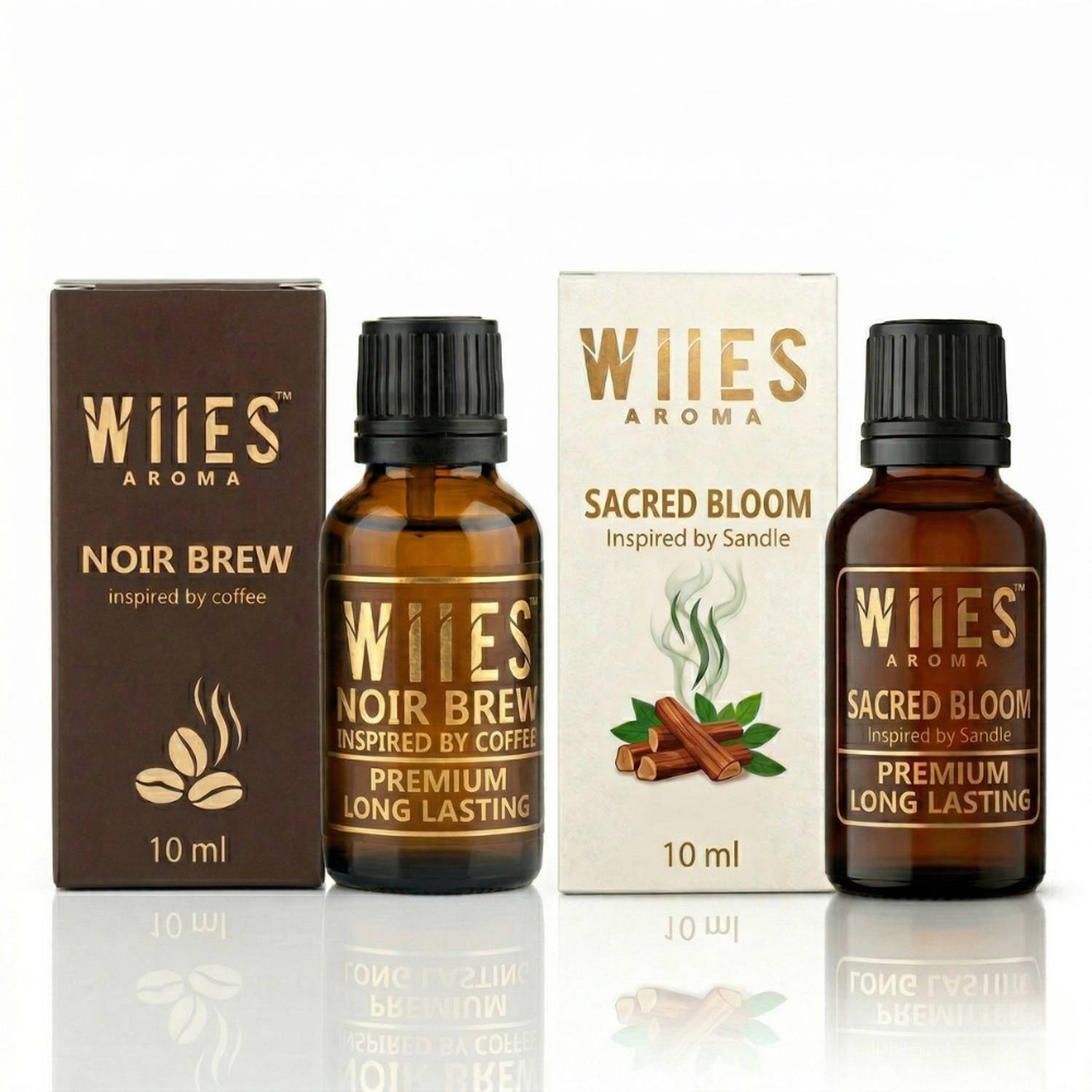 WIIES Noir Brew, Sacred BLoom Aroma Oil Noir Brew & Sacred Bloom