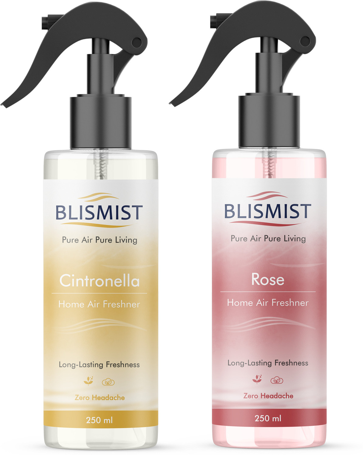 Image of BLISMIST Cintronella, Rose Spray Room Freshener Sprey|Long Lasting Home Air Freshener| Home, Office, Bedroom, Car