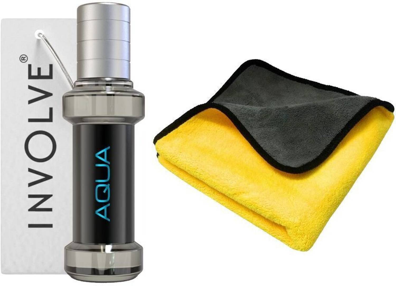 Involve Element Aqua Car Perfume 30ml with Cloth Pack of 1 - Image 1