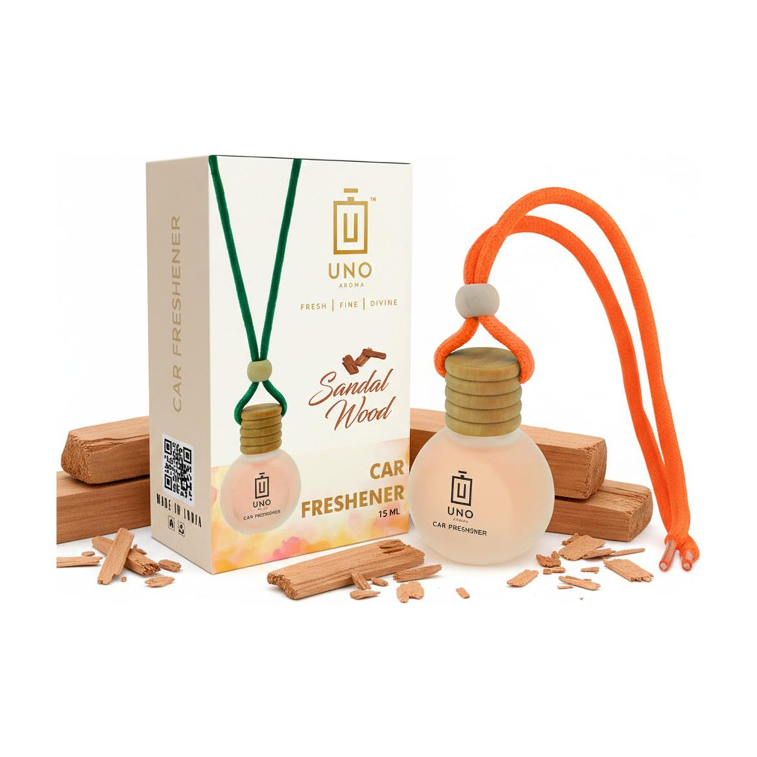 Image of UNO AROMA Sandal Car Freshener Diffuser UNO Sandalwood