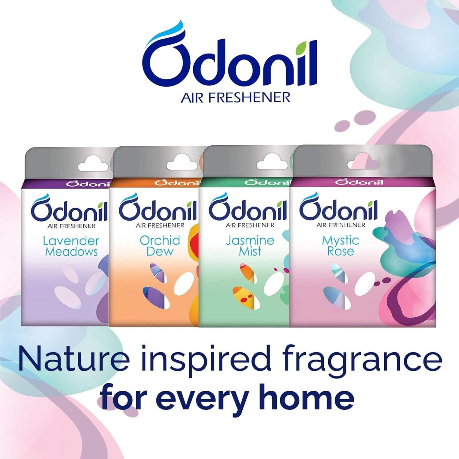 Image of Odonil Lavender meadows, Long Lasting Odour, Assorted Blocks Blocks Air Freshener for Home Decor & Daily Use | 250ml