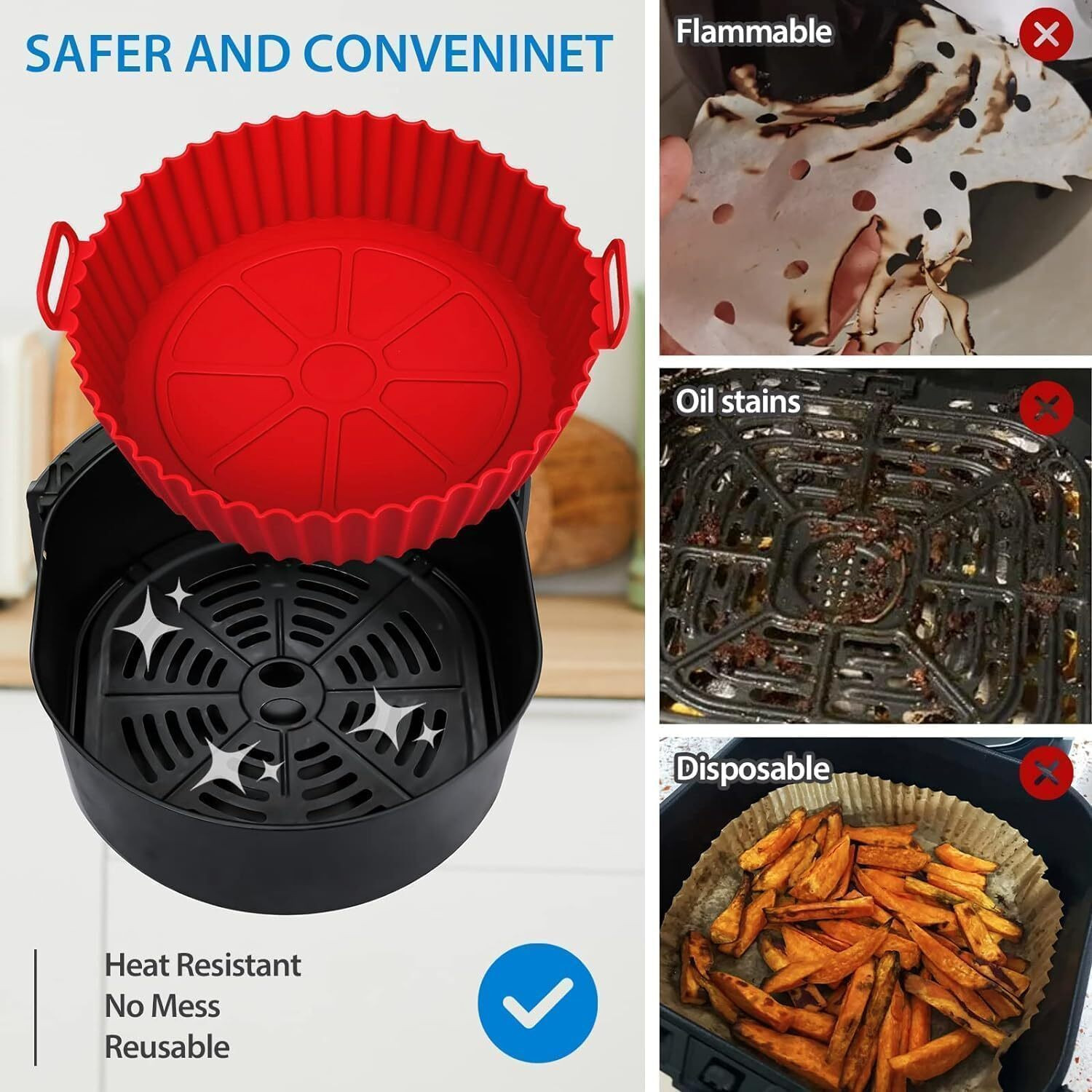 Image of bliisbox silc01 Airfryer Tray