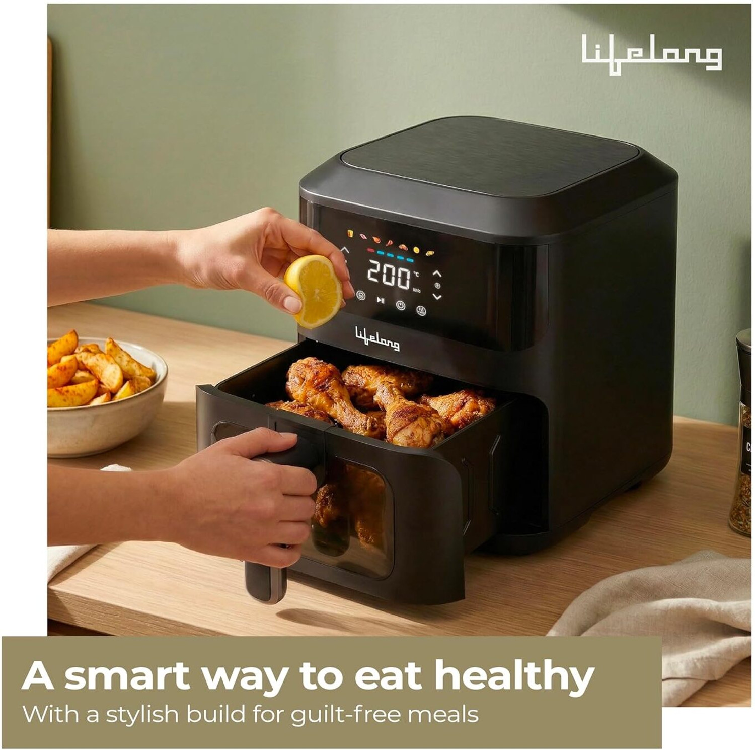 Image of Lifelong LLHFD510 Air Fryer