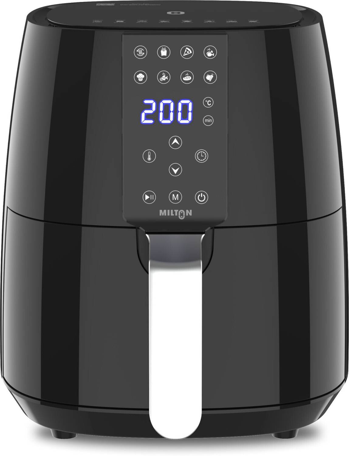 MILTON Rapid New Launch 4.2L Air Fryer 1450W 360° High Speed Air