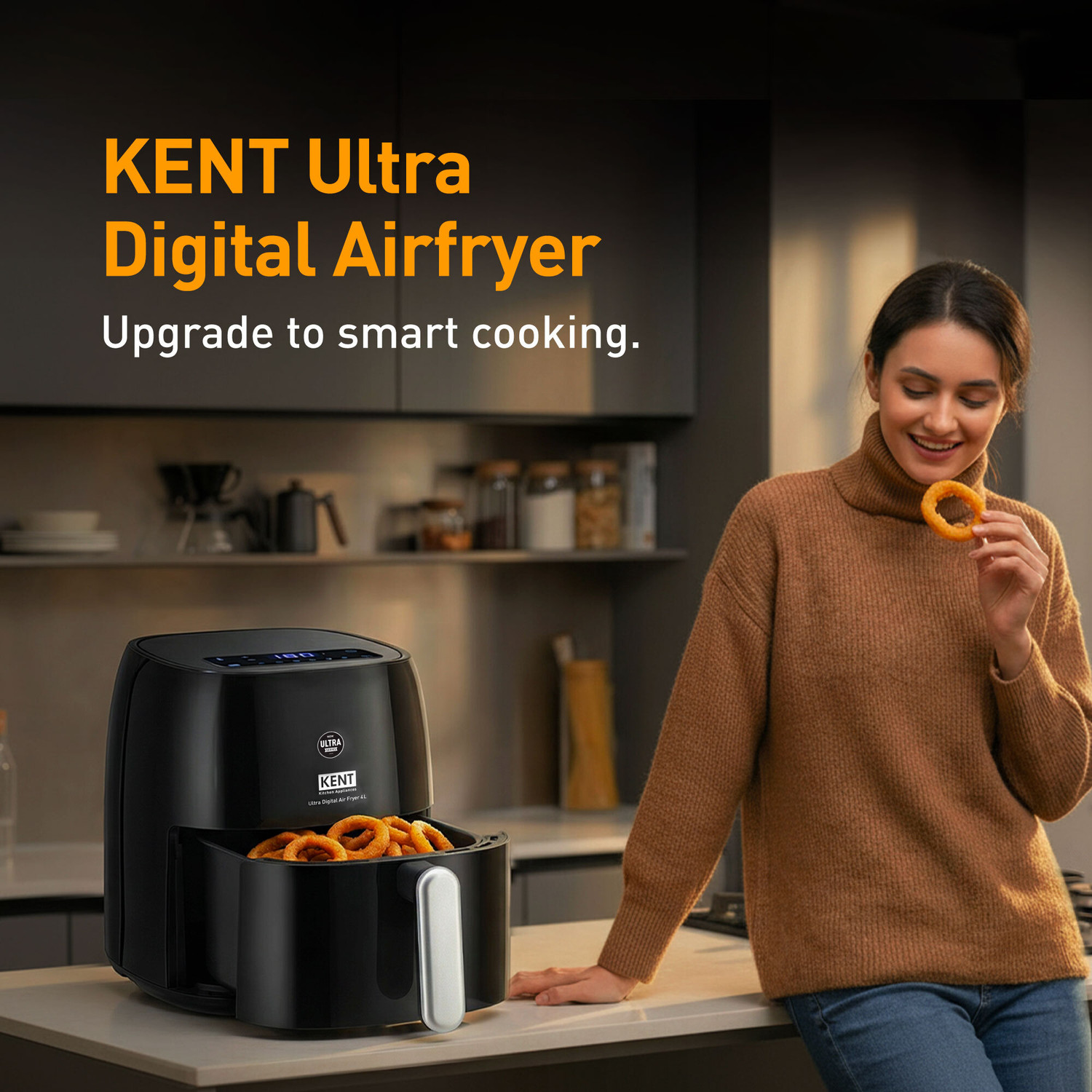 Image of KENT Ultra Digital Air Fryer 4L Air Fryer