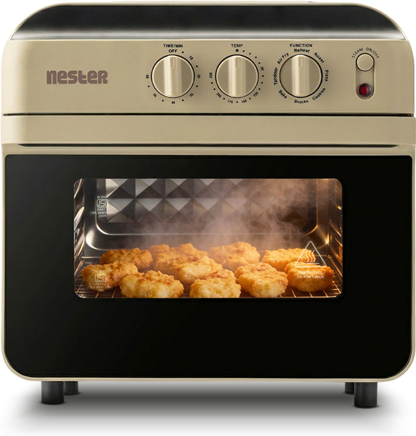 Image of NESTER Full Stack Steamlock SS430|2000W Multi-Function Air Fryer