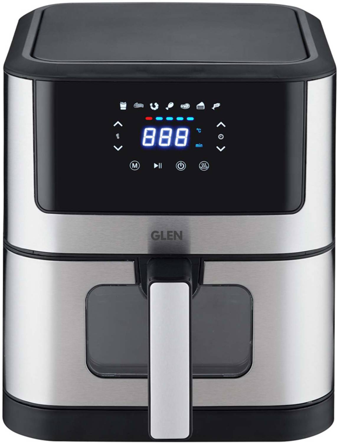 Glen Electric Digital Air Fryer, 7 Pre Set Menu Timer, 1500W (SA-3043 DSS) Air Fryer