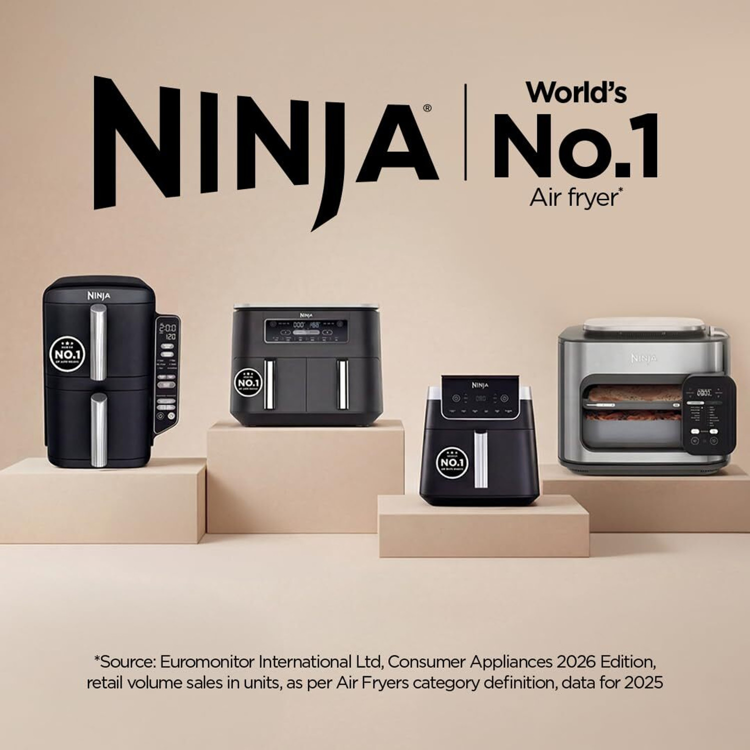Image of Ninja SFP701IN Combi 14-in-1 Multi-Cooker-HyperSteam & Technology, Cooks 3 Family Meals Air Fryer
