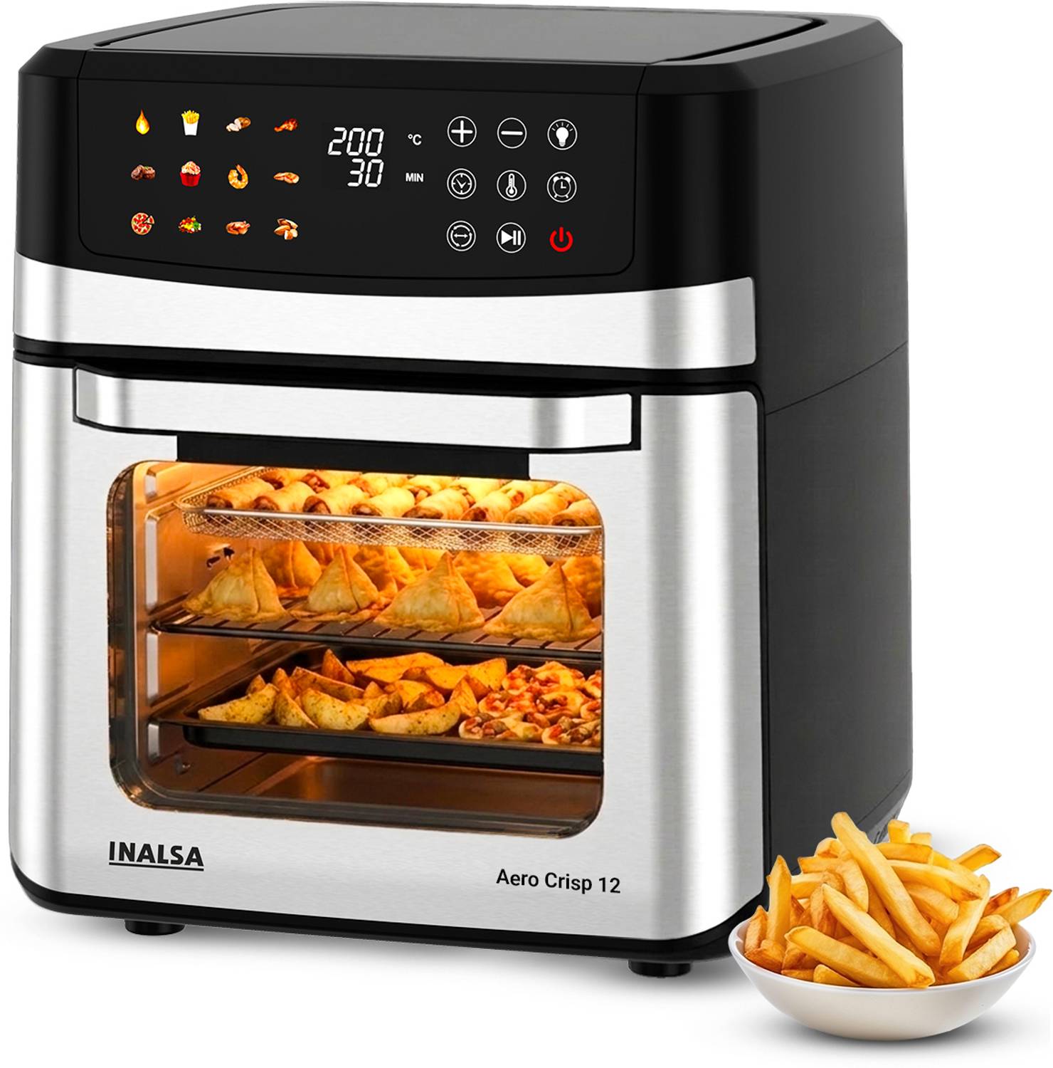 Inalsa Aero Crisp 12-in-1 1700W Air Fryer - Image 1