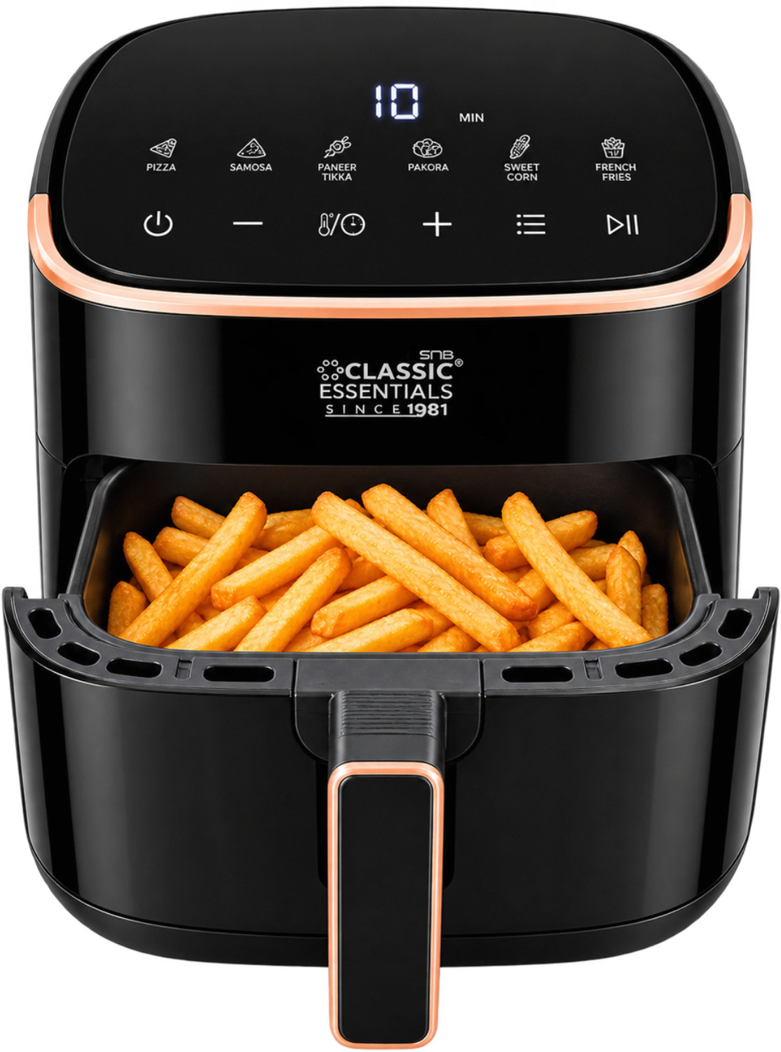 Image of Classic Essentials Digital Air Fryer | 360 Air Circulation | Non-Stick Basket | Less Oil Cooking Air Fryer