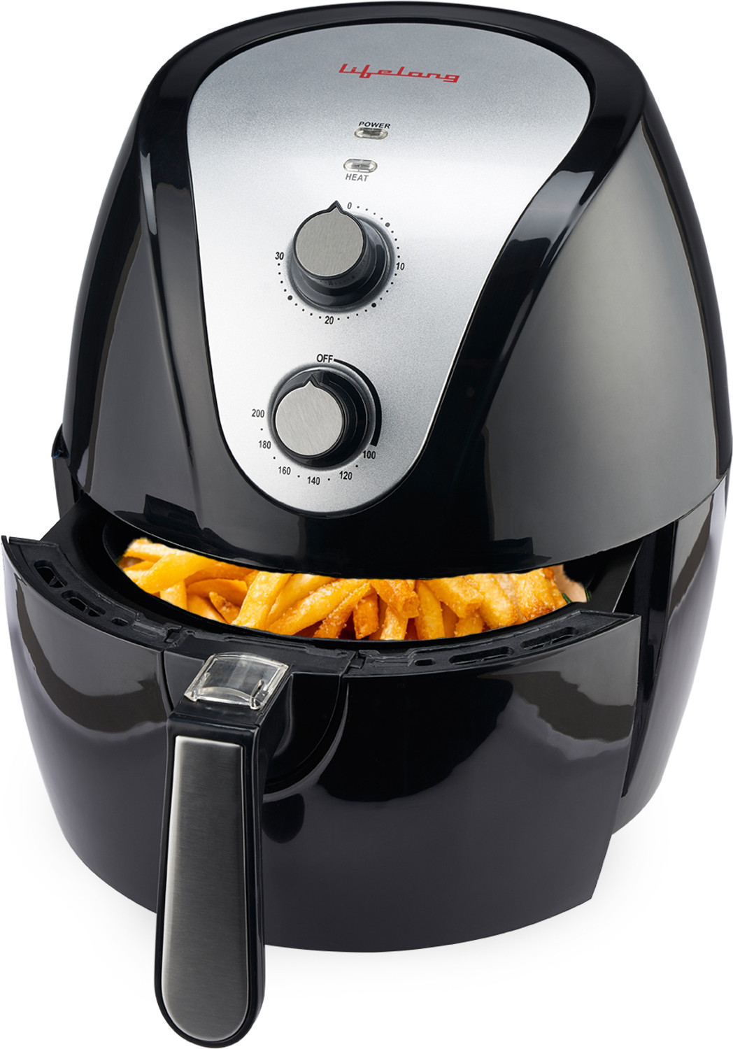 Image of Lifelong LLHF421 1400W with Timer Selection and Fully Adjustable Temperature Control |Fry, Grill, Roast, Reheat, and Bake, Fryo Air Fryer