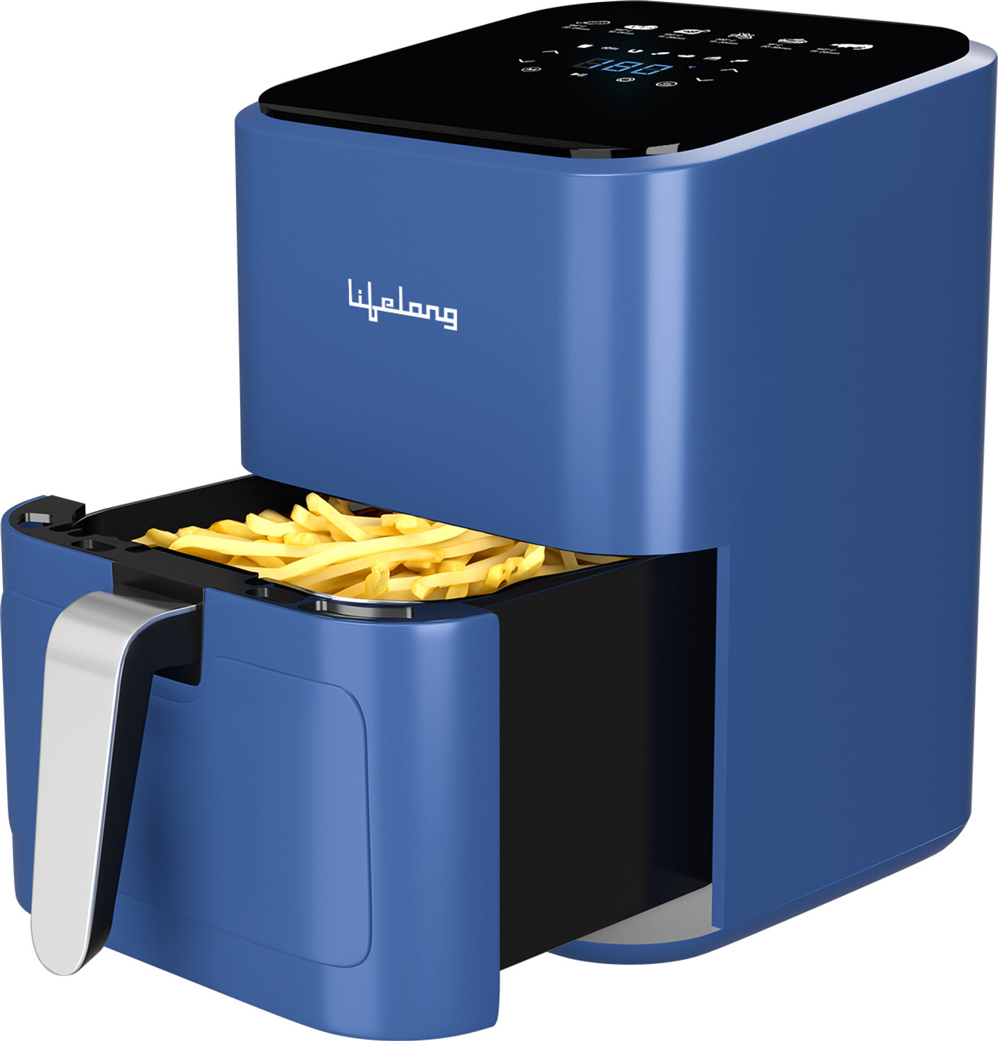 Image of Lifelong LLHFD450 with Digital Touch Panel | 1200 W |Timer Selection & Adjustable Temperature Control | Preset Menu |Uses upto 90% Less Oil |Fry, Grill, Roast, Reheat and Bake Air Fryer