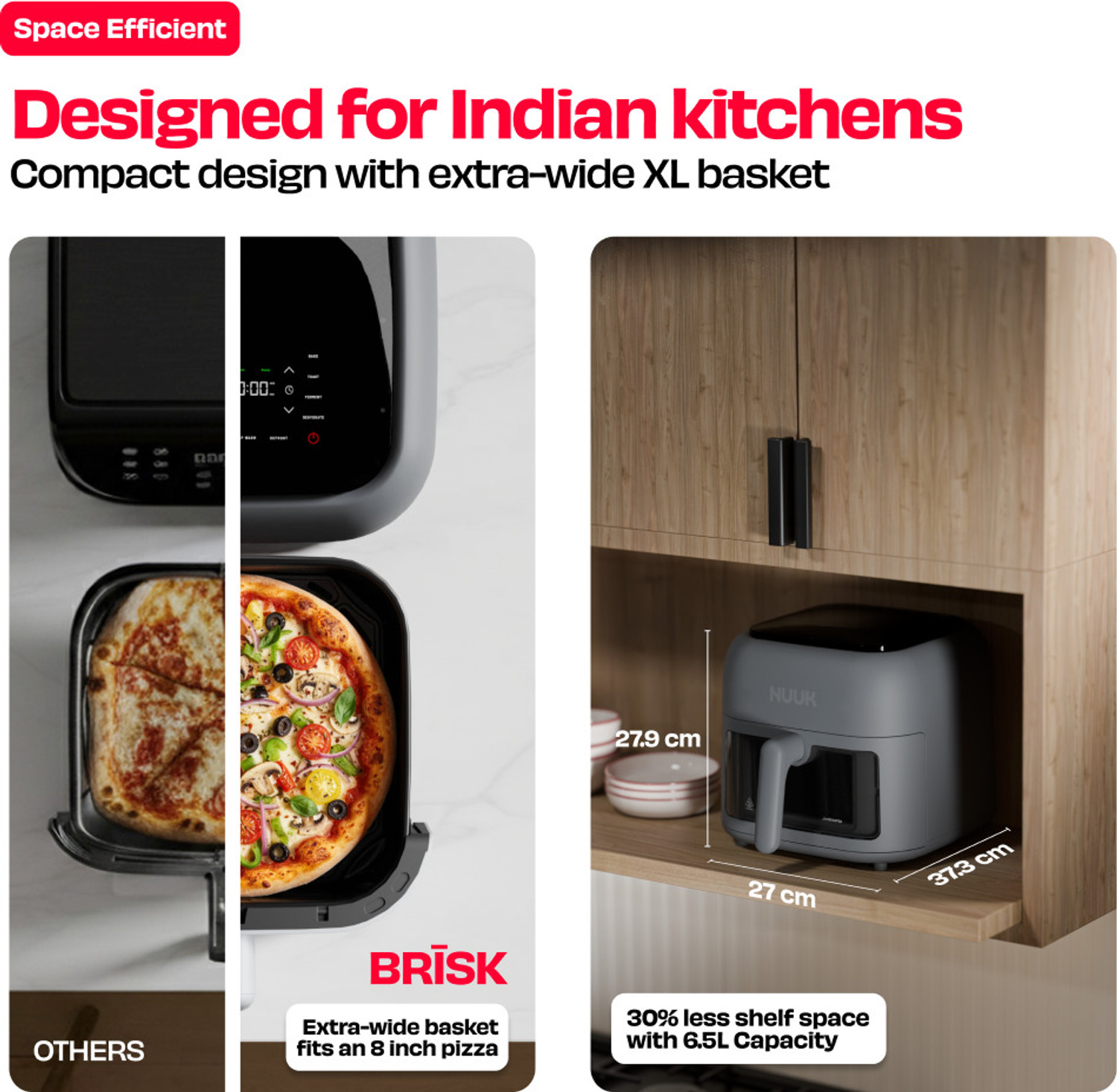 Image of Nuuk FT391237GYB ILAG certified by CeramicTech Air Fryer