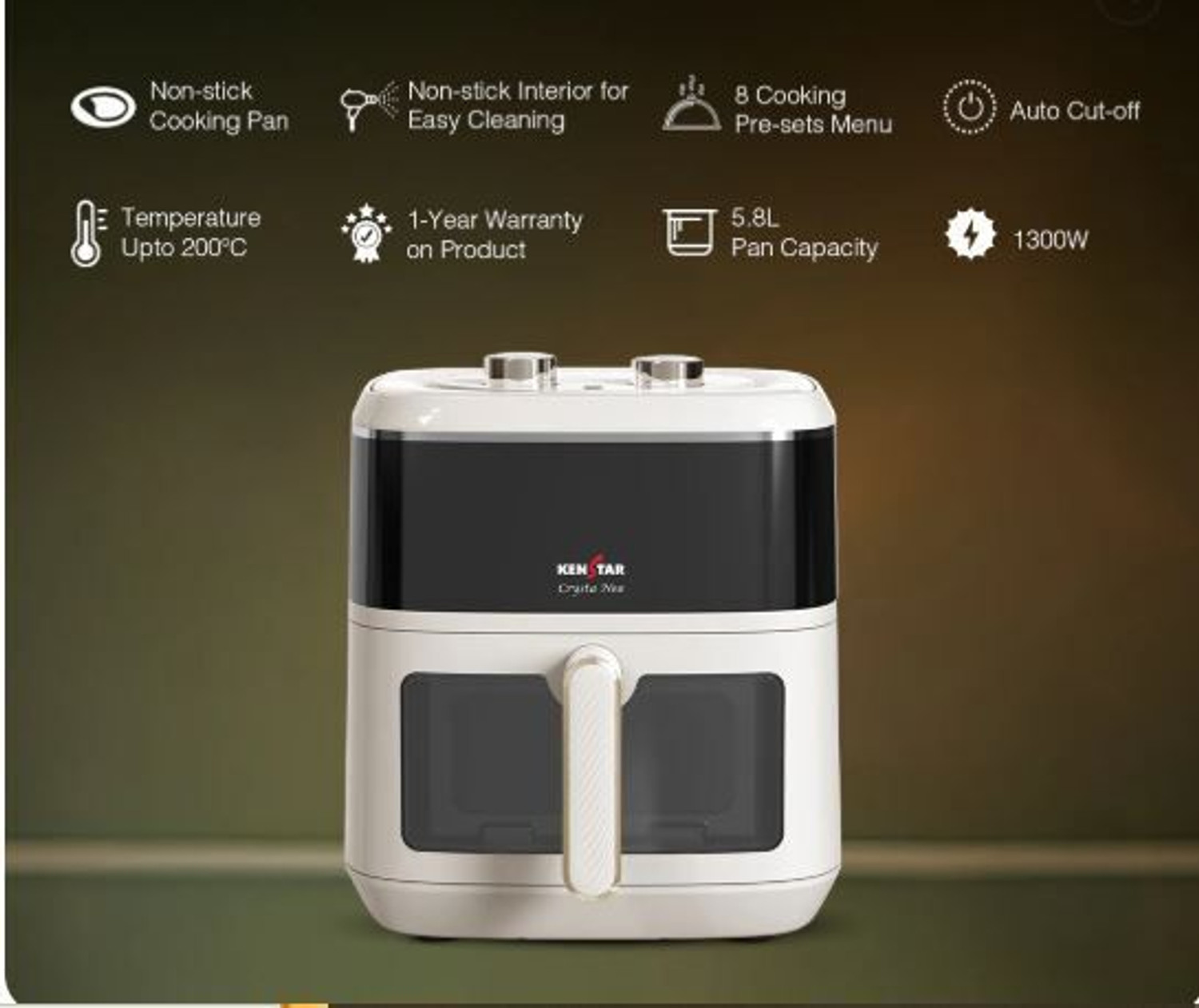 Image of Kenstar CRYSTA NEO Air Fryer