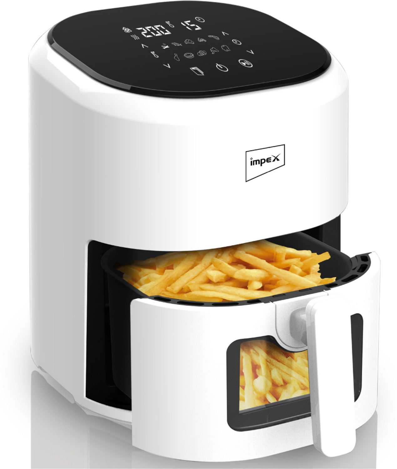 Image of IMPEX Air fryer DS45 Smart fry with Transparent window Air Fryer