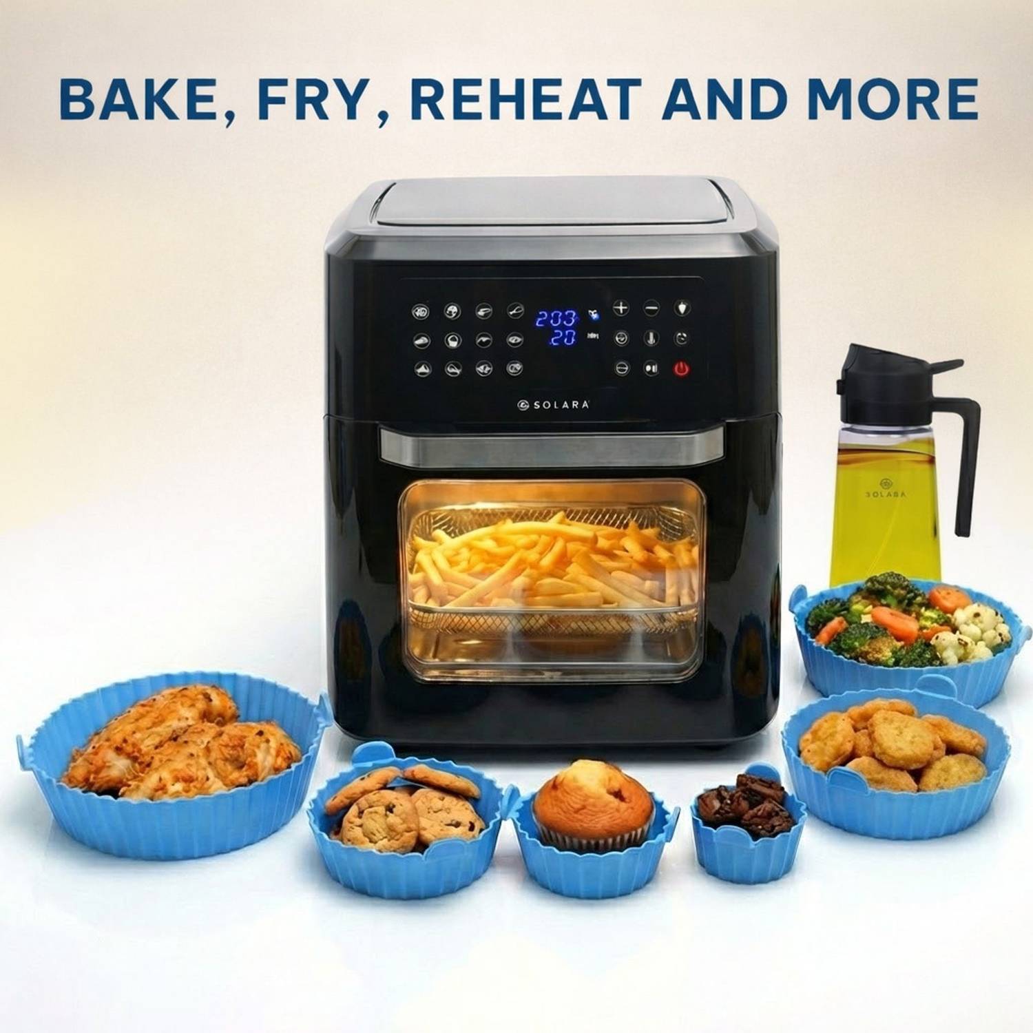 Solara 12L Air Fryer Oven, Pack of 6 Pack of 6 · 12 L (72 L total) - Image 4