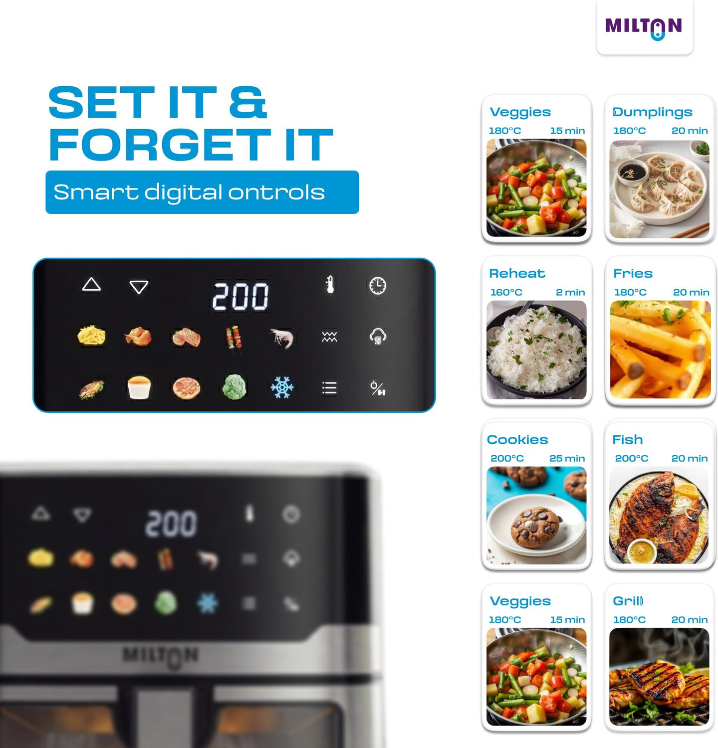 Image of MILTON Rapid 6.5L Oven Air Fryer