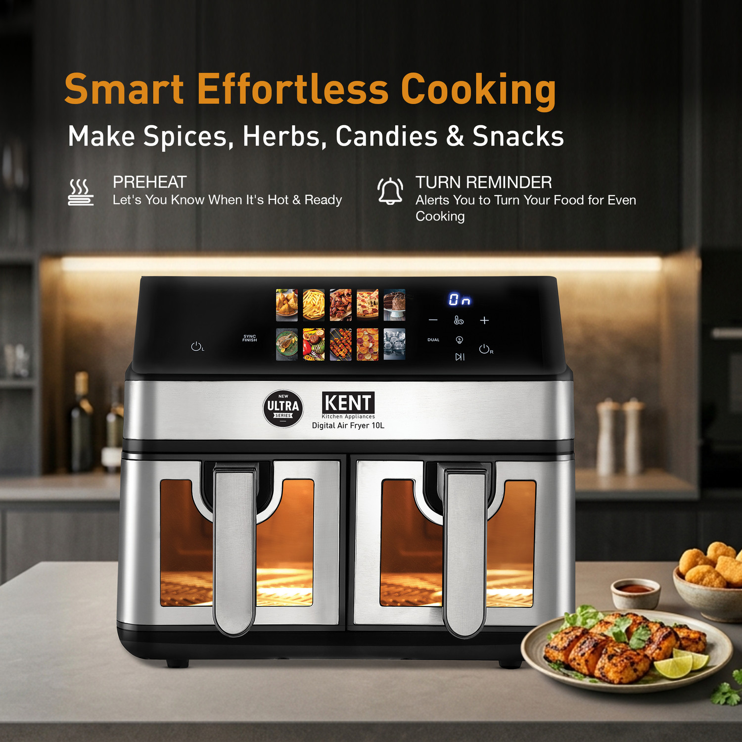 Image of KENT Ultra Digital Air Fryer 10L Air Fryer