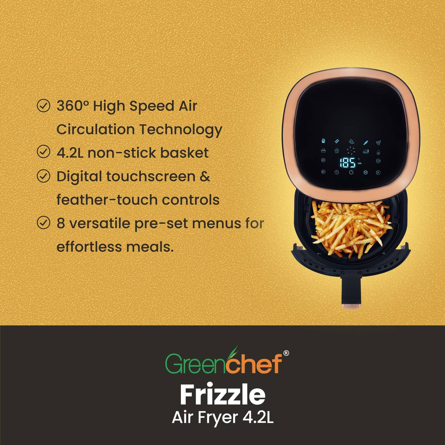 Greenchef Frizzle Air Fryer - Image 5