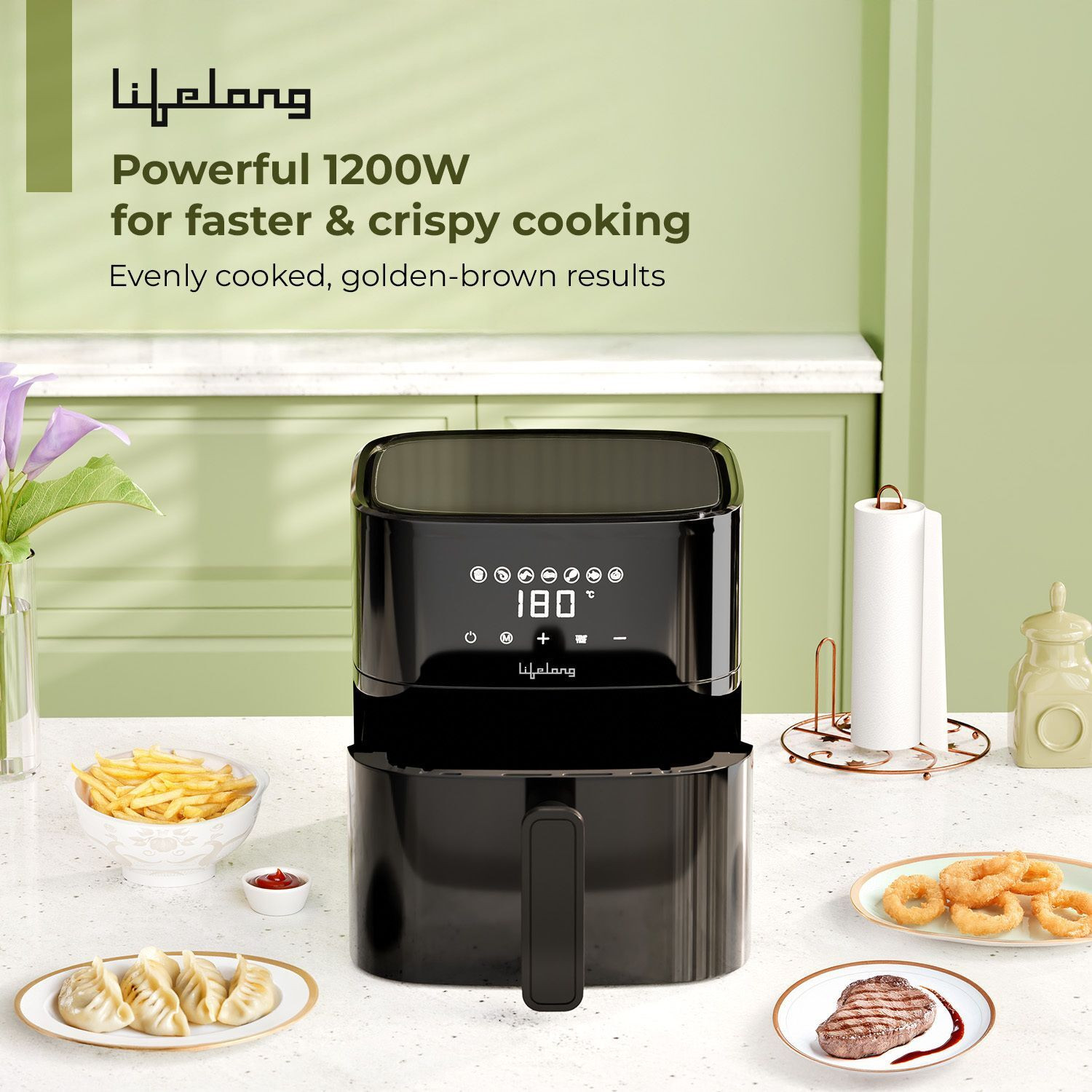Image of Lifelong LLHFD442 Air Fryer