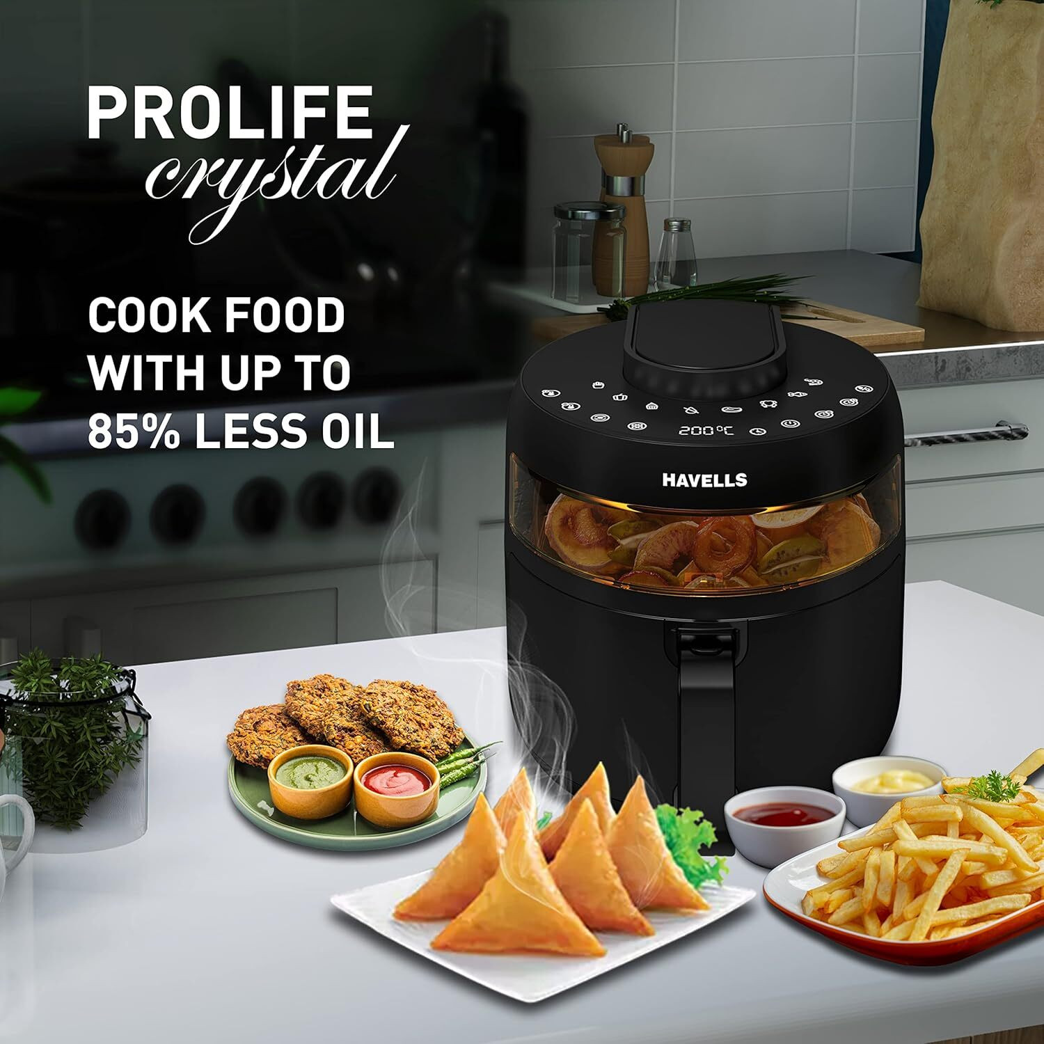 Image of HAVELLS Prolife Crystal Air Fryer
